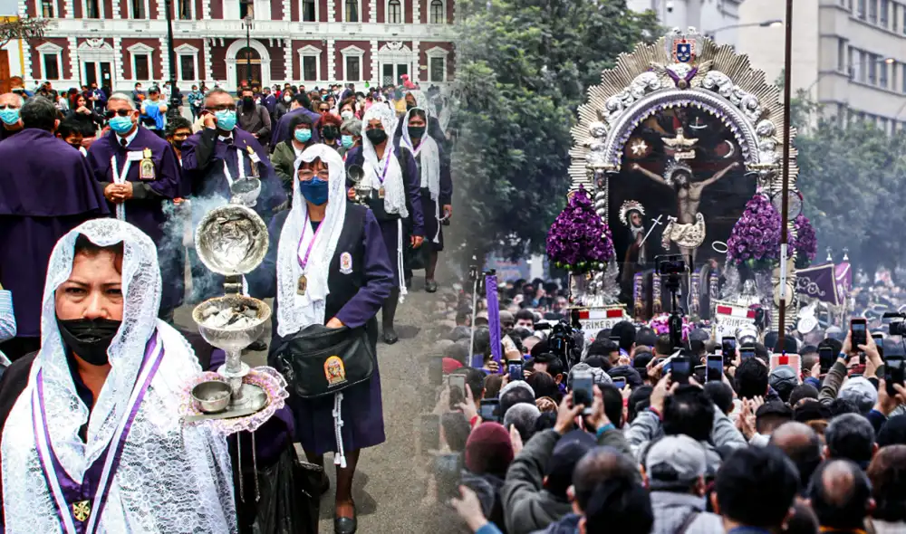 Sigue en vivo el cuarto recorrido del Señor de los Milagros. Foto: composición Jazmin Ceras
