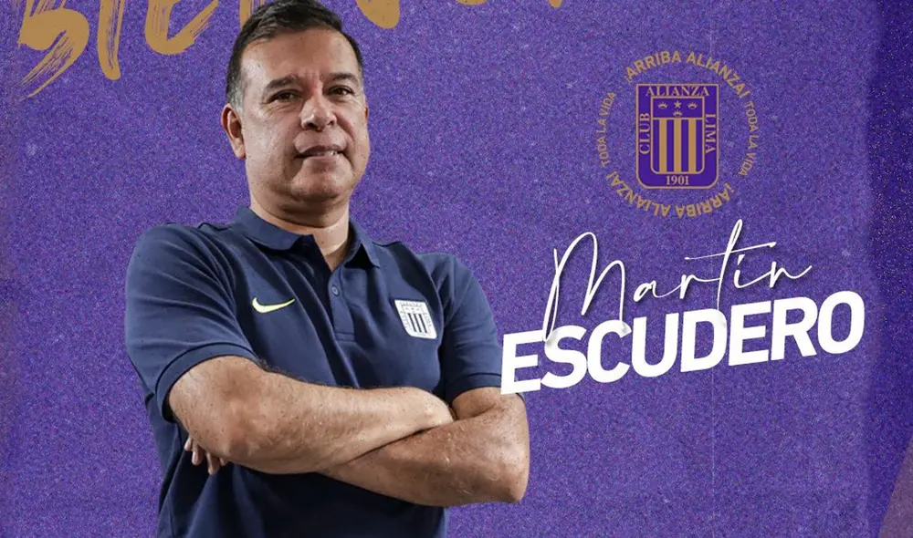 Martín Escudero no llegó a dirigir ningún partido oficial con las blanquiazules. Foto: Alianza Lima Martín Escudero no llegó a dirigir ningún partido oficial con las blanquiazules. Foto: Alianza Lima