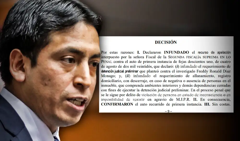 Freddy Díaz está suspendido 120 días por el Congreso. En la subcomisión se tramita una denuncia constitucional en su contra. Foto: composición de Fabrizio Oviedo/La República