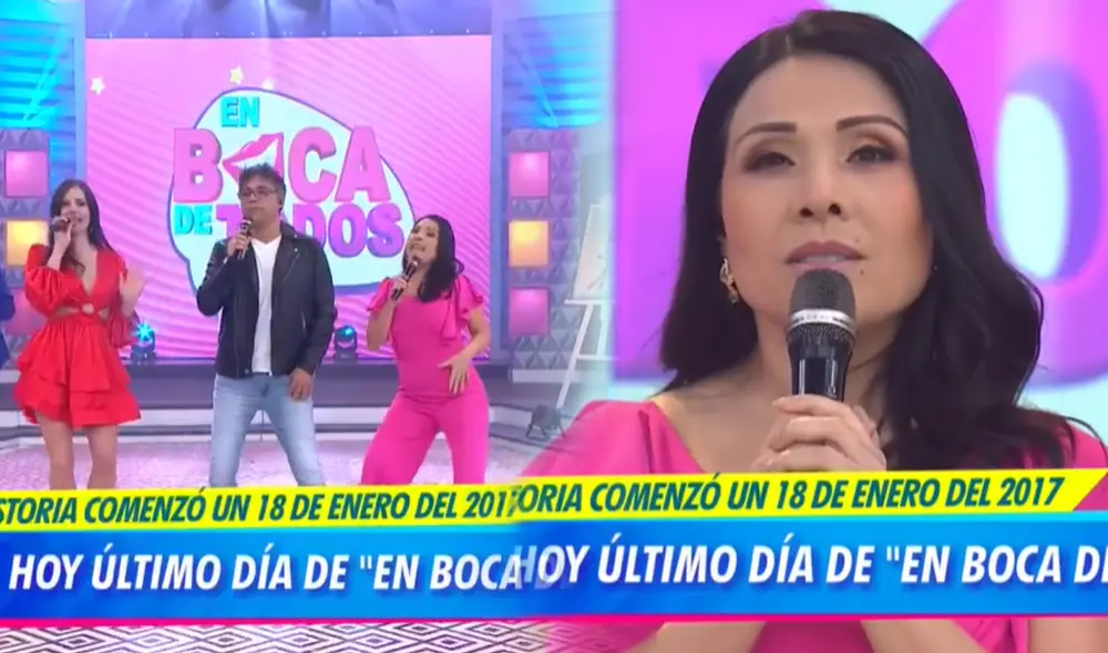 El último programa de "En boca de todos" se transmitió este 28 de octubre. Foto: composición/captura América TV El último programa de "En boca de todos" se transmitió este 28 de octubre. Foto: composición/captura América TV