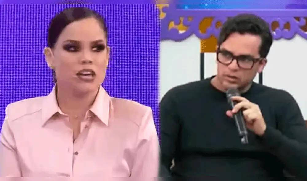 Andrea San Martín y Juan Víctor Sánchez no detienen los enfrentamientos entre ellos. Foto: composición LR/ATV Andrea San Martín y Juan Víctor Sánchez no detienen los enfrentamientos entre ellos. Foto: composición LR/ATV