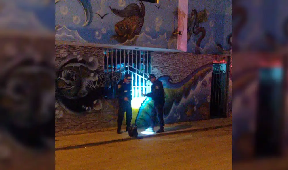 Los agentes de la Unidad de Desactivación de Explosivos recogieron el explosivo. Foto. PNP Los agentes de la Unidad de Desactivación de Explosivos recogieron el explosivo. Foto. PNP