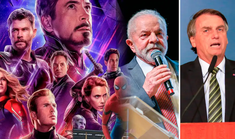 Los Vengadores entran en la elección presidencial brasileña que definirán Lula da Silva y Bolsonaro. Foto: composición LR/CNN/Marvel Studios Los Vengadores entran en la elección presidencial brasileña que definirán Lula da Silva y Bolsonaro. Foto: composición LR/CNN/Marvel Studios