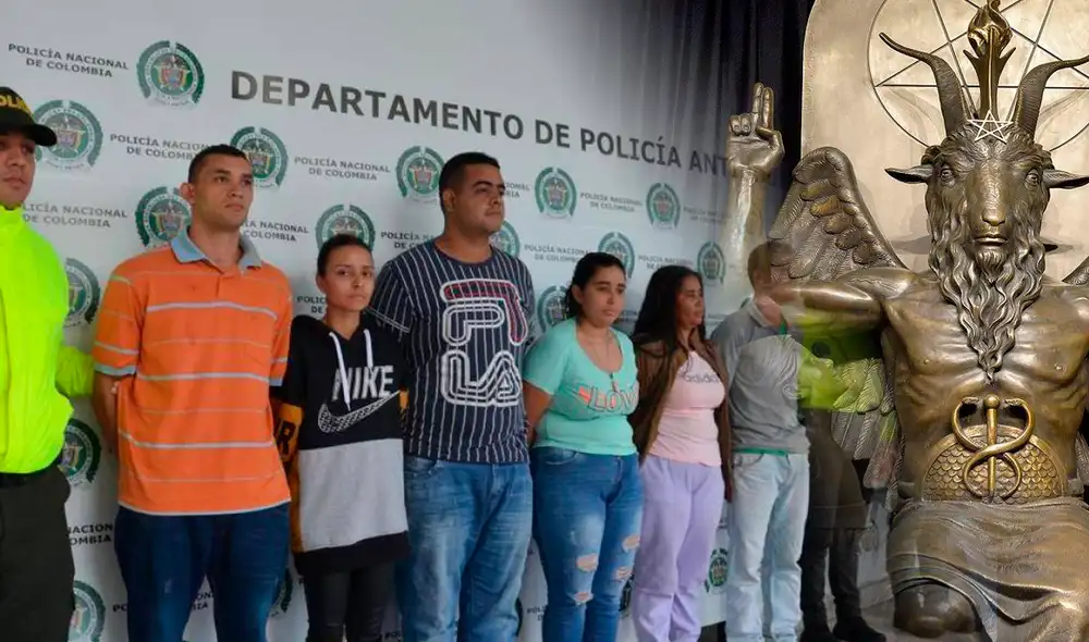 La fiscalía general de la nación hizo efectiva las capturas de 6 involucrados, qué pertenecerían a la secta de “los carneros”. Foto: Composición LR/AFP/El Tiempo. La fiscalía general de la nación hizo efectiva las capturas de 6 involucrados, qué pertenecerían a la secta de “los carneros”. Foto: Composición LR/AFP/El Tiempo.