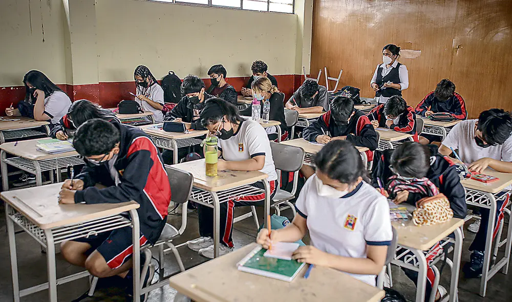 La hora de la verdad. Evaluación permitirá conocer el nivel de aprendizajes alcanzados en los últimos años. Medición se aplicará en primaria y secundaria. Foto: John Reyes/La República