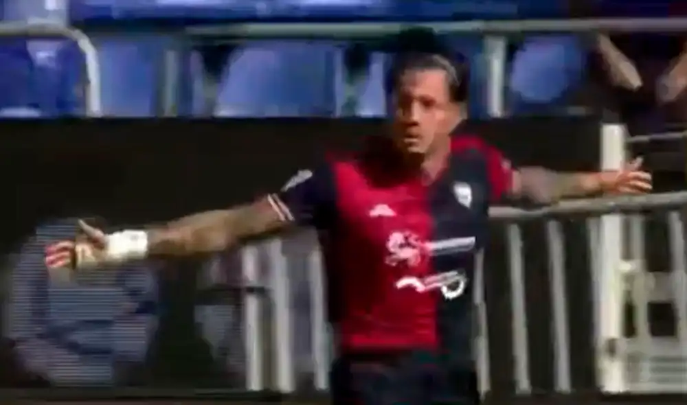 Gianluca Lapadula llegó al Cagliari en esta temporada 2022-23. Foto: captura