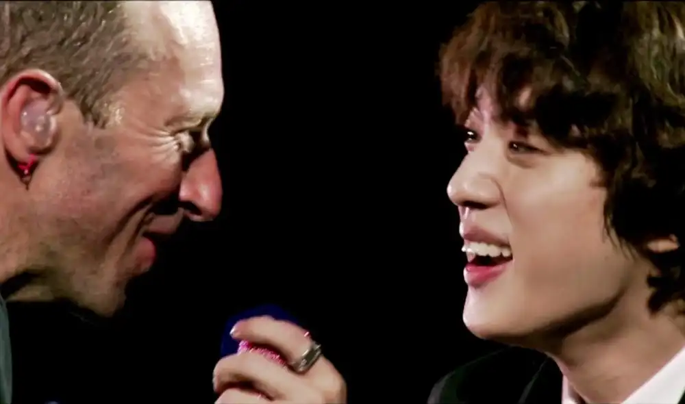 Jin, integrante mayor de BTS, fue un invitado especial en el concierto que Coldplay ofreció el 28 de octubre en Argentina. Foto: Hybe Jin, integrante mayor de BTS, fue un invitado especial en el concierto que Coldplay ofreció el 28 de octubre en Argentina. Foto: Hybe
