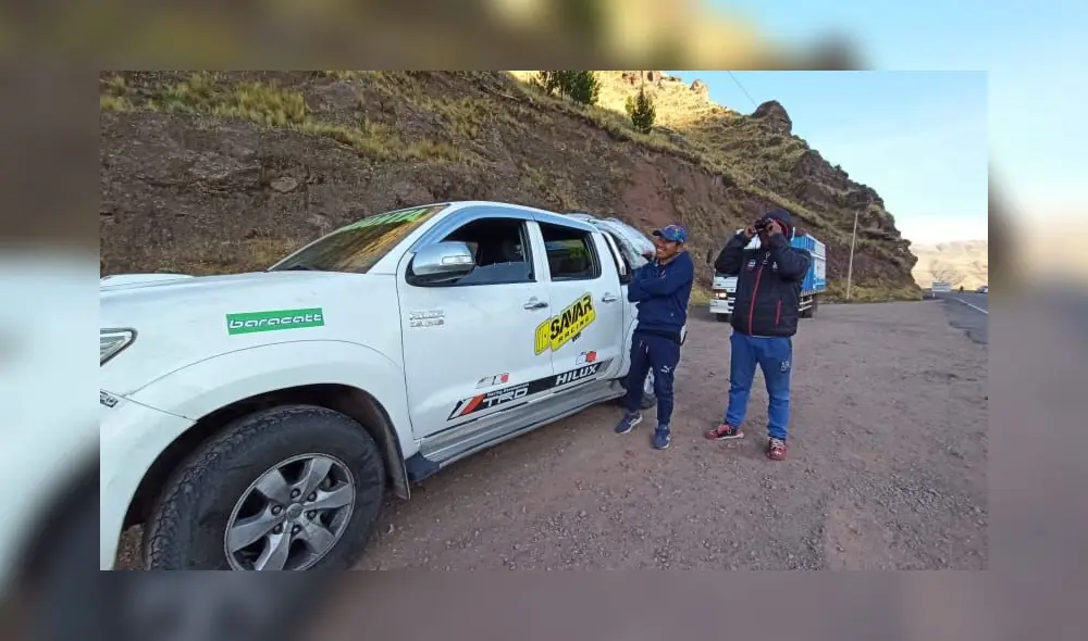 Equipo 235 del piloto ayacuchano Edward Sapaico Vargas. Foto: URPI/Alexander Flores