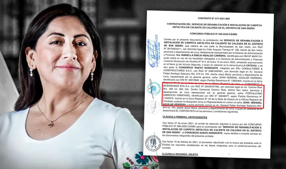 Congresista Kelly Portalatino señaló que no existe un presunto conflicto de interés por la empresa familiar. Foto: composición Jazmin Ceras.