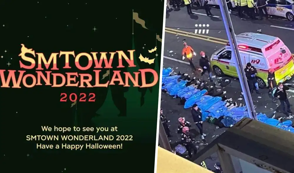 Primer festival de Halloween que Itaewon celebra en dos años por la COVID-19 habría resgitrado más de 100.000 visitantes. Foto: composición LR/Twitter/SM Primer festival de Halloween que Itaewon celebra en dos años por la COVID-19 habría resgitrado más de 100.000 visitantes. Foto: composición LR/Twitter/SM