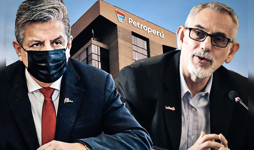 Petroperú en la mira. Pedro Francke asegura que intentó dos veces reunirse con Eduardo González Toro, sucesor de Iván Merino en el Minem, luego de conocer las denuncias contra Hugo Chávez Arévalo. No prosperó. Foto: composición/La República
