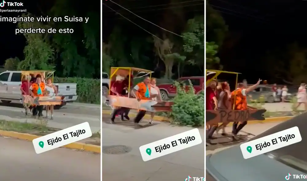 Usuarios en redes aplaudieron la originalidad del disfraz. Foto: composición LR/captura de TikTok/@Perlaamayranii