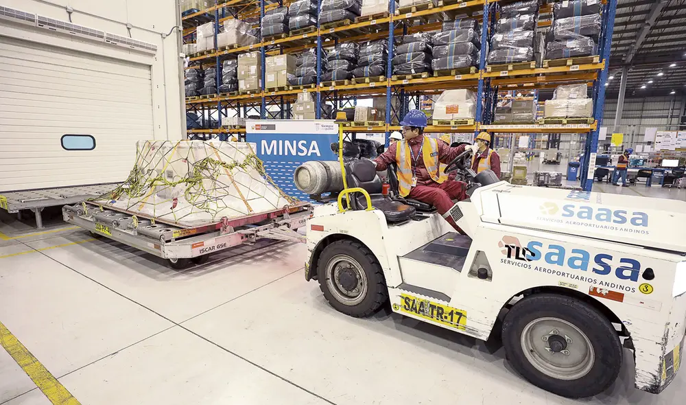 Primer lote. Vacunas serán distribuidas en cuatro regiones.