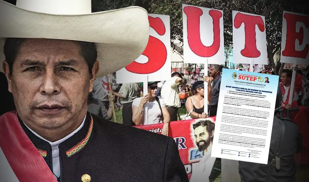 El sindicato más grande de maestros se ha opuesto a la forma en que Castillo ha dirigido el sector Educación. Foto: composición LR /SUTEP El sindicato más grande de maestros se ha opuesto a la forma en que Castillo ha dirigido el sector Educación. Foto: composición LR /SUTEP