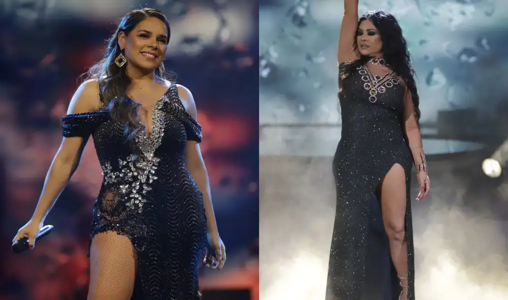 Giuliana Rengifo se emocionó con el discurso de Yolanda Medina. Foto: prensa de GV Producciones