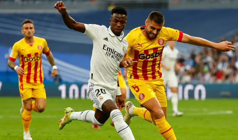 Real Madrid vs. Girona se mide en el Santiago Bernabéu. Foto: EFE Real Madrid vs. Girona se mide en el Santiago Bernabéu. Foto: EFE