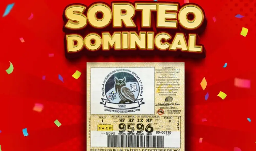 Lotería Nacional de Panamá HOY, 30 de octubre: resultados EN VIVO del ‘Sorteo de Oro Dominical’