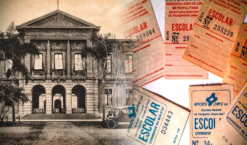 El pasaje escolar para los estudiantes secundarios se logró en medio de una dictadura. Foto: composición LR/captura/YouTube/
Guadalupano0077/La República