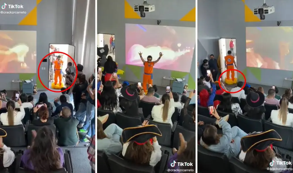 El video se viralizó rápidamente en las redes sociales. Foto: composición LR/captura de TikTok/@crackzrcarreto