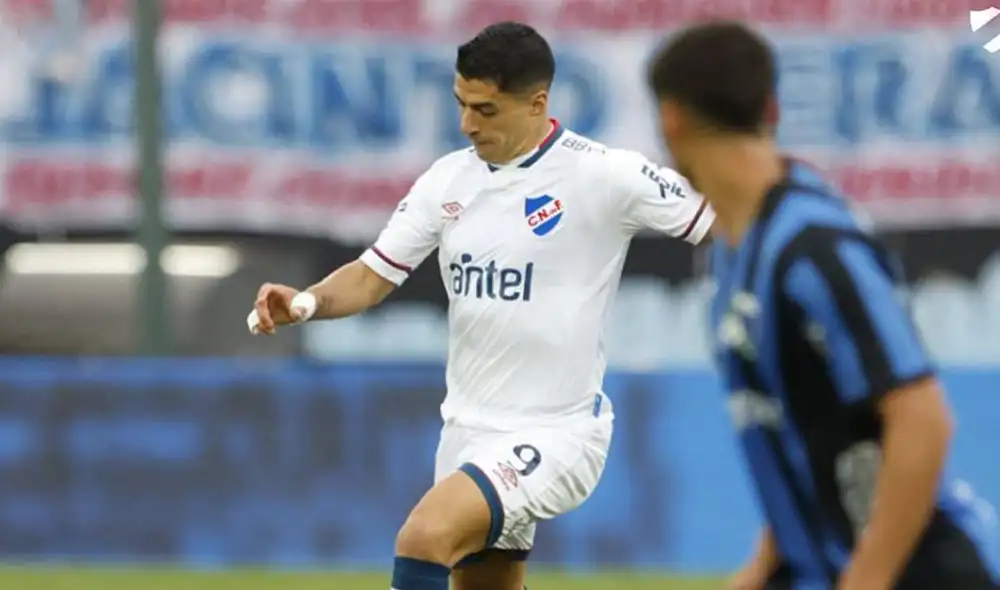 Luis Suárez llegó a Nacional en el 2022. Foto: Nacional Luis Suárez llegó a Nacional en el 2022. Foto: Nacional