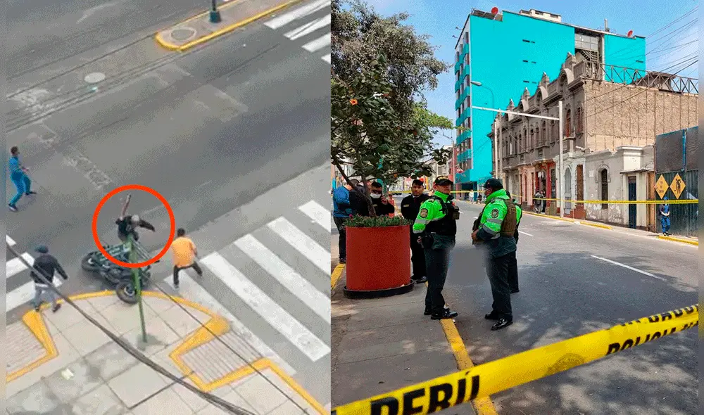 Barristas se lanzaron piedras, palos y acabó en disparos a plena luz día.
Foto: Mary Luz Aranda/ URPI-LR/ captura de difusión