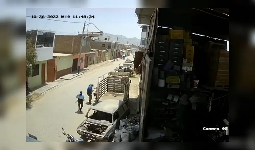 El primer asalto se produjo el sábado 29 de octubre en la ferretería Ahumada. Foto: captura de video/Kamila TV