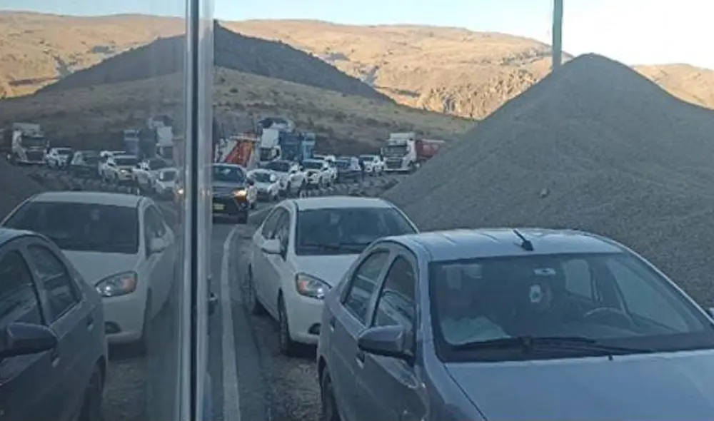 El tramo afectado fue en Conococha, distrito de Cátac. Foto: Arnaldo Mejía