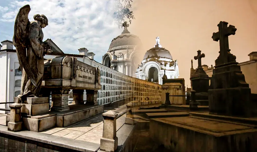 El Tour del Miedo del cementerio Presbítero Maestro finaliza entre las 9.00 y 9.30 p. m. Foto: composición LR/Perú Travel/En Línea