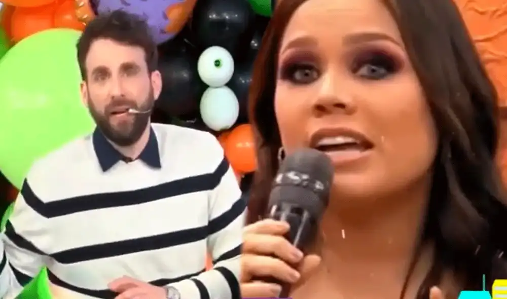 Rodrigo González indignado con comentarios de Andrea San Martín. Foto: composición LR/WIllax TV/Panamericana TV Rodrigo González indignado con comentarios de Andrea San Martín. Foto: composición LR/WIllax TV/Panamericana TV