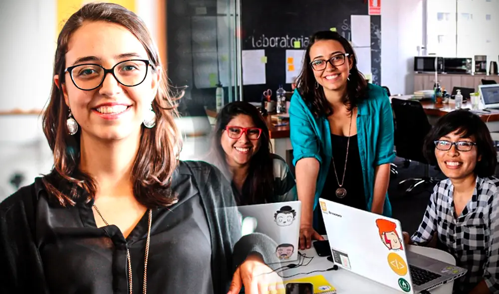 Mariana Costa Checa es cofundadora y directora ejecutiva de Laboratoria, empresa peruana que promueve la inclusión e igualdad en el mercado laboral de la economía digital. Foto: composición de Gerson Cardoso/Conicyt/RPP