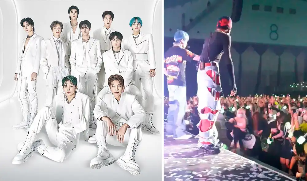 NCT 127: integrantes pidieron a fans que retrocedan. Foto: composición SM/captura @brillantefsun/Twitter NCT 127: integrantes pidieron a fans que retrocedan. Foto: composición SM/captura @brillantefsun/Twitter