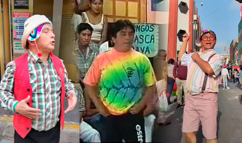 Kelvin 'Fosforito' interpreta al minero Chuchupe en la obra "Los cómicos ambulantes en las aventuras de Chuchupe en la minería ilegal". Foto: composición LR/Tiktok @kelvin_fosforito