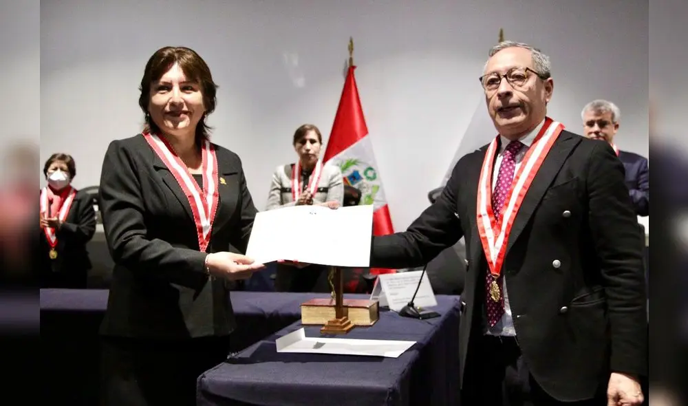 Delia Espinoza Valenzuela sigue en la lucha para ser reincorporada a la Fiscalía. Foto: difusión Delia Espinoza Valenzuela sigue en la lucha para ser reincorporada a la Fiscalía. Foto: difusión