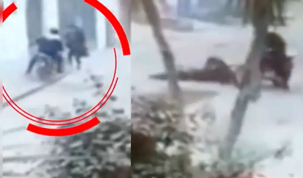 La joven tuvo que internarse en la Clínica Internacional para ser suturada. Foto: captura de Latina La joven tuvo que internarse en la Clínica Internacional para ser suturada. Foto: captura de Latina