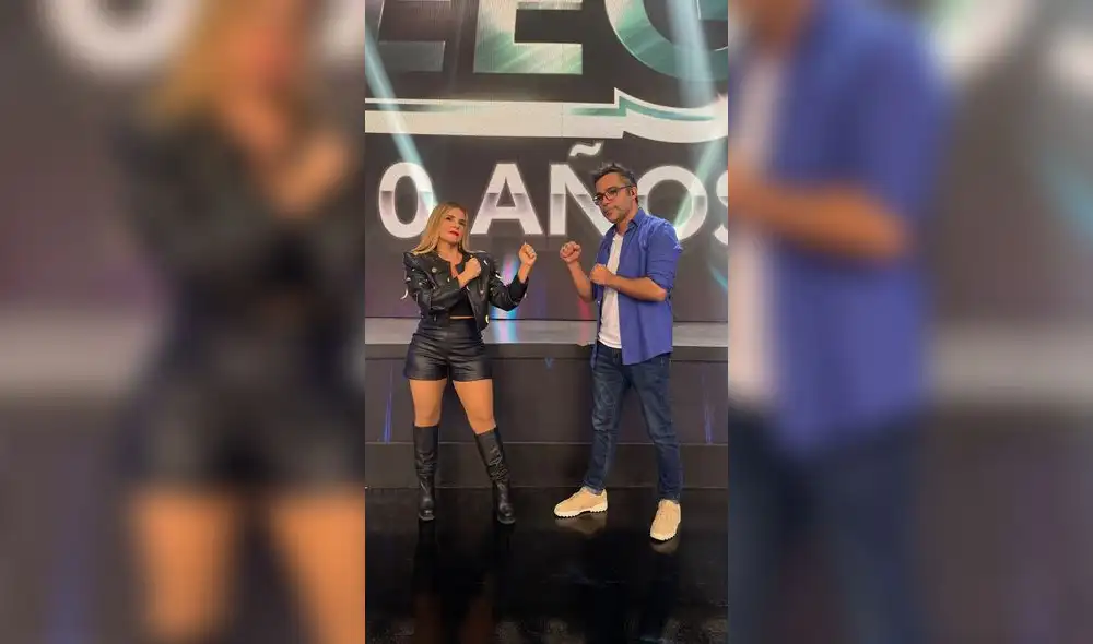 Johanna y Renzo, conductores de EEG. Johanna y Renzo, conductores de EEG.