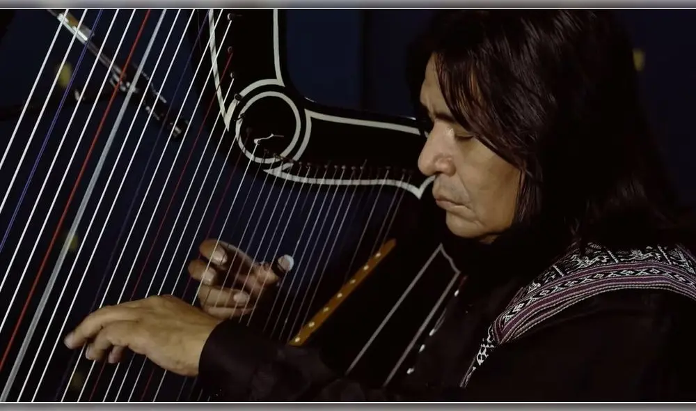 El maestro ayacuchano Luciano Quispe es uno de los más grandes virtuosos del arpa andina en nuestro país. Foto: Difusión.