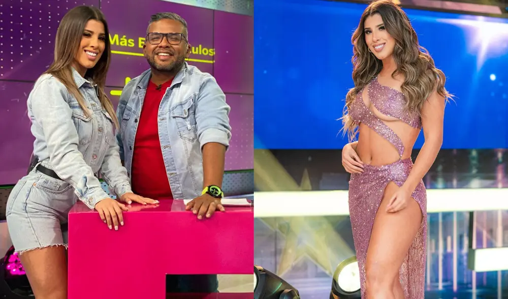 Yahaira Plasencia y 'Choca' Mandros fueron compañeros este viernes 11 de noviembre en "Más espectáculos". Foto: composición LR/Yahaira Plasencia/Instagram