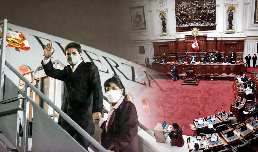 Pedro Castillo vuelve a pedir permiso al Congreso. Ahora para viajar a Chile y México este noviembre. Foto: composición de Jazmín Ceras/La República