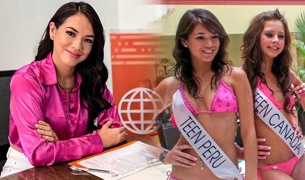 Jazmín Pinedo se desempeña actualmente como conductora en "Más espectáculos" de América TV. Foto: composición Jazmin Ceras / América / Miss Teen Universo Jazmín Pinedo se desempeña actualmente como conductora en "Más espectáculos" de América TV. Foto: composición Jazmin Ceras / América / Miss Teen Universo