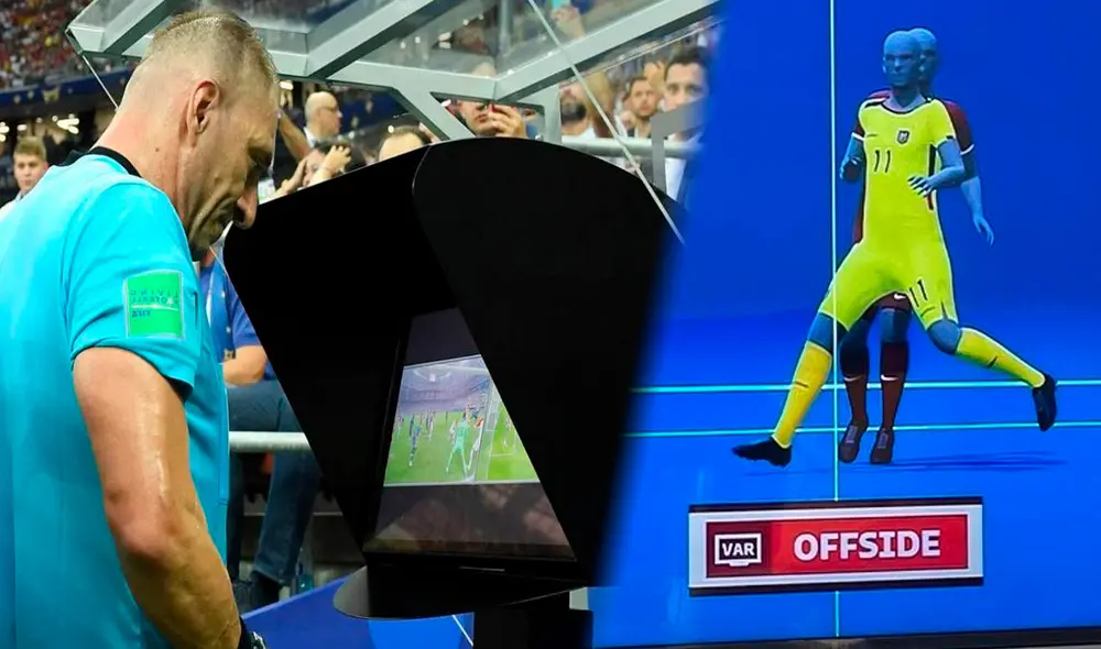 El VAR comenzó a usarse en los mundiales en la edición de Rusia 2018. Foto: composición LR
