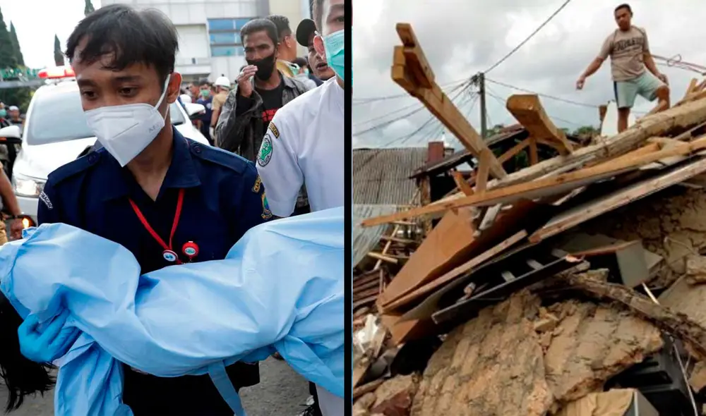 Tras el sismo inicial, la Agencia de Meteorología, Climatología y Geofísica (BMKG) registró 25 réplicas en tan solo dos horas. Foto: Composición LR / EFE - captura de Twitter @Brave_spirit81 Tras el sismo inicial, la Agencia de Meteorología, Climatología y Geofísica (BMKG) registró 25 réplicas en tan solo dos horas. Foto: Composición LR / EFE - captura de Twitter @Brave_spirit81