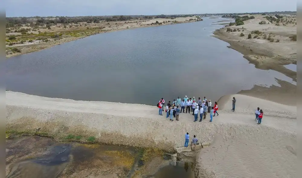 Piden intervenir el río Piura para proteger de inundaciones que afecten a población del Bajo Piura. Foto: ARCC
