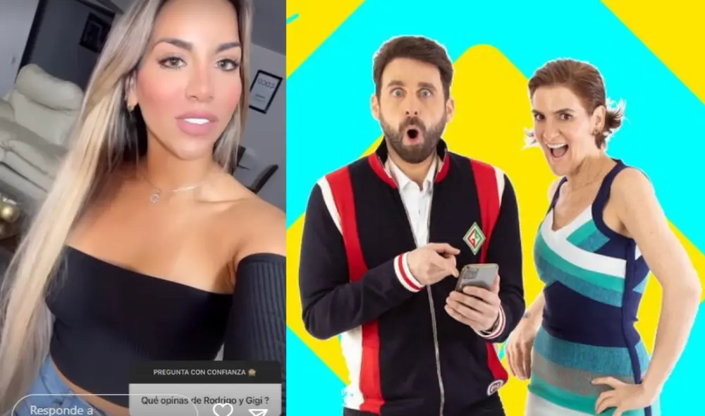Gabriela Herrera opina sobre Rodrigo González y Gigi Mitre. Foto: composición LR/ captura de Instagram/ captura de Willax TV
