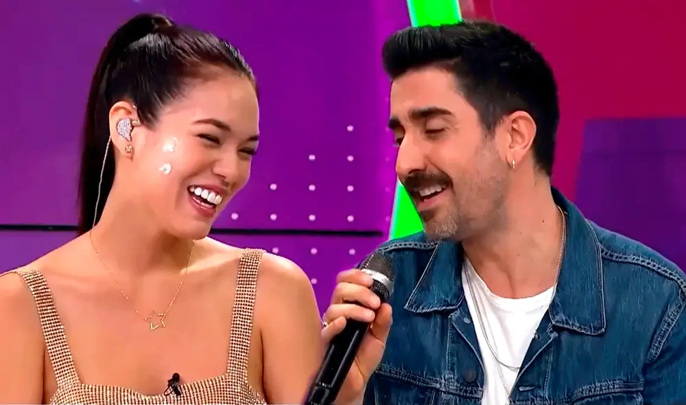 Jazmín Pinedo se emocionó con la interpretación de Alex Ubago. Foto: composición LR/América TV Jazmín Pinedo se emocionó con la interpretación de Alex Ubago. Foto: composición LR/América TV