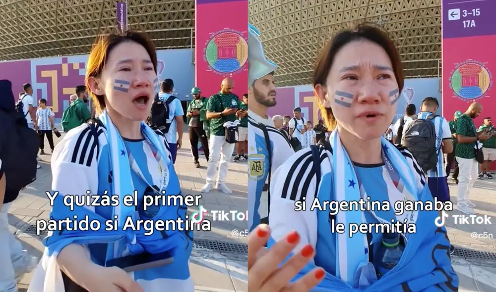 Este hecho sucedió en Catar el último martes 22 de noviembre. Foto: composición LR / TikTok / @c5n Este hecho sucedió en Catar el último martes 22 de noviembre. Foto: composición LR / TikTok / @c5n