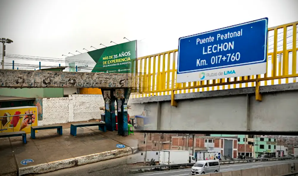 El paradero Lechón se encuentra ubicado a la altura del kilómetro 18,5 de la Panamericana Sur. Foto: composición LR/captura Google Maps
