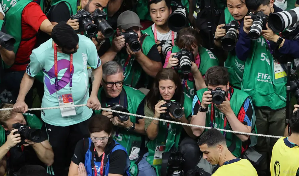 Cristiano Ronaldo fue titular en los tres primeros partidos del Mundial Qatar 2022. Foto: EFE