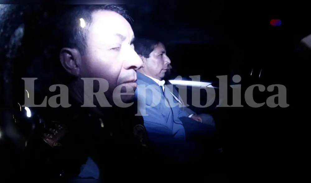 Traslado de Pedro Castillo. Foto: John Reyes/La República Traslado de Pedro Castillo. Foto: John Reyes/La República