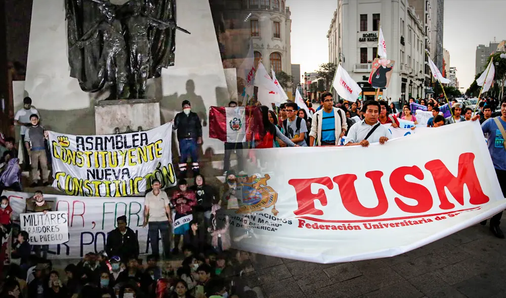 La concentración será en la Plaza Dos de Mayo a las 4 p. m. Foto: composición de Jazmin Ceras/La República/Gerardo Marin