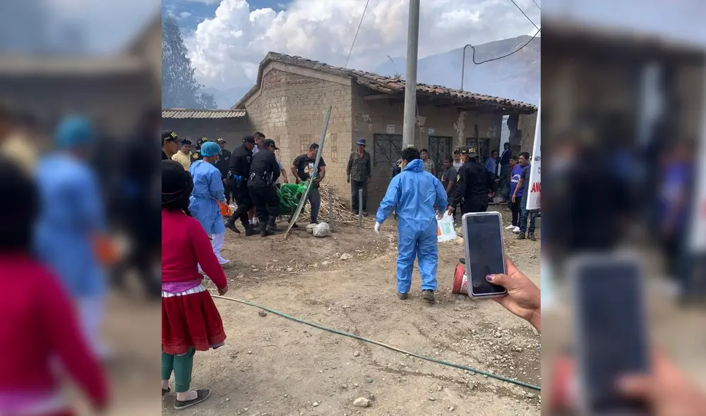 El hombre sufrió quemaduras en todo el cuerpo. Aún no se ha podido identificar a la persona fallecida. Foto: Viator Raadio Yungay El hombre sufrió quemaduras en todo el cuerpo. Aún no se ha podido identificar a la persona fallecida. Foto: Viator Raadio Yungay